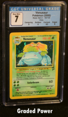 Venusaur CGC 7 Holo (1248) 18/130