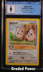 Igglybuff Black Star Promo CGC 9 (0214) #36