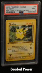 Pikachu Jungle 1st Ed. W Stamp PSA 9 (7620) 60/64