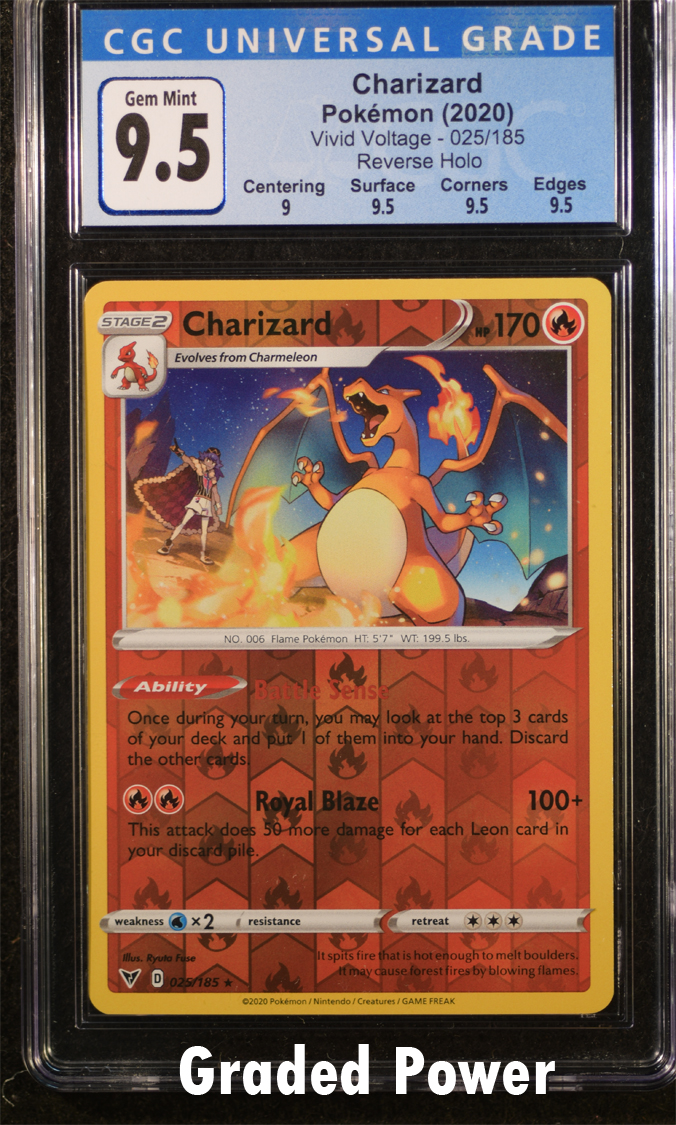 Psa 9 2020 2024 charizard vivid voltage 025/185 rare