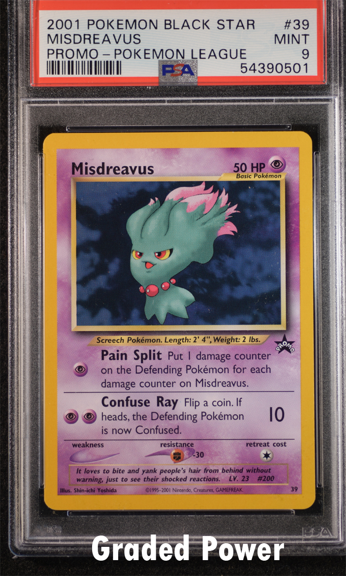 Misdreavus PSA 9 Black Star Promo #39