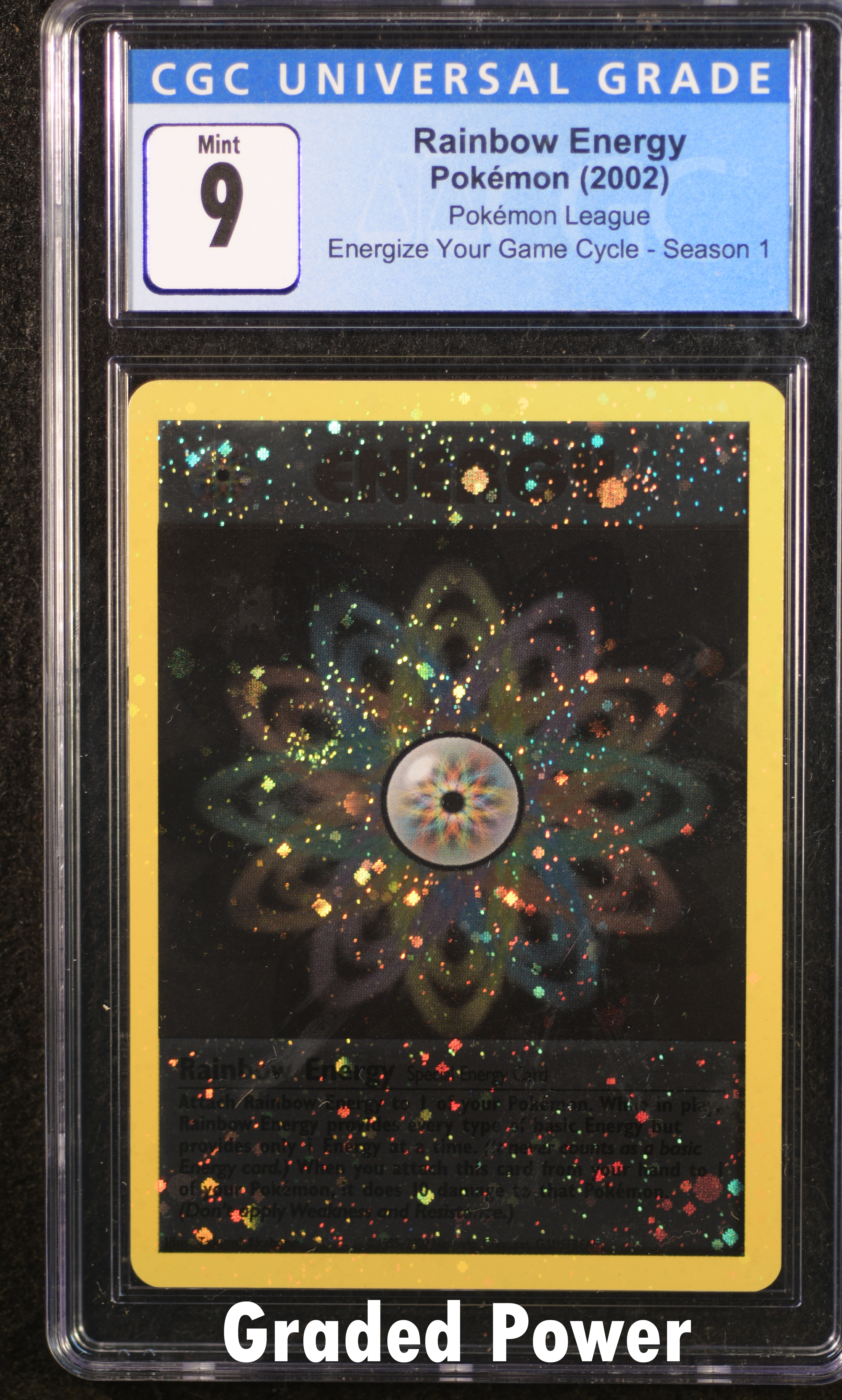 Rainbow Energy CGC 9 Holo (9096)