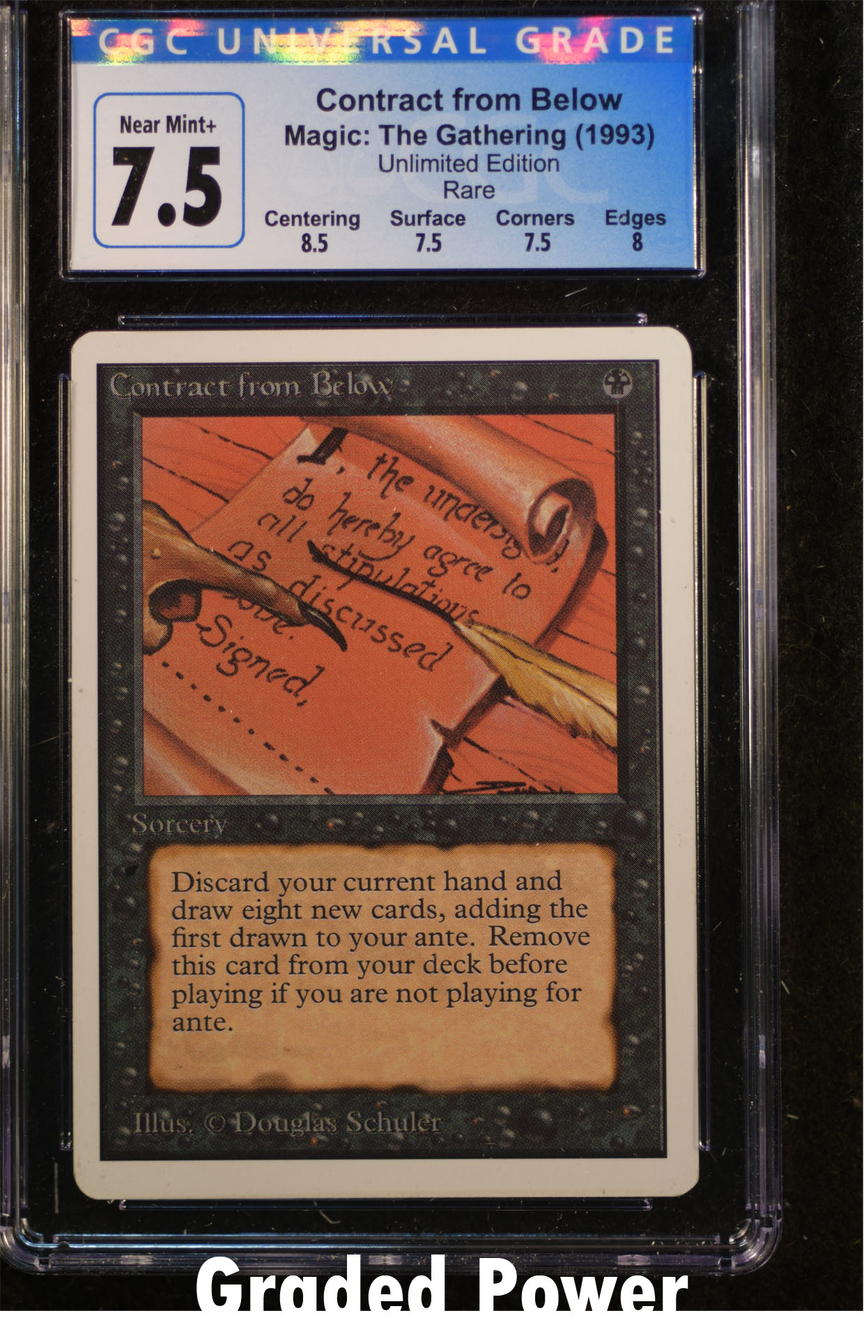 Contract from Below CGC 7.5 (9026)