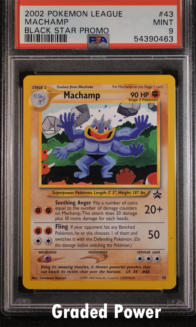 Machamp PSA 9 Black Star Promo #43
