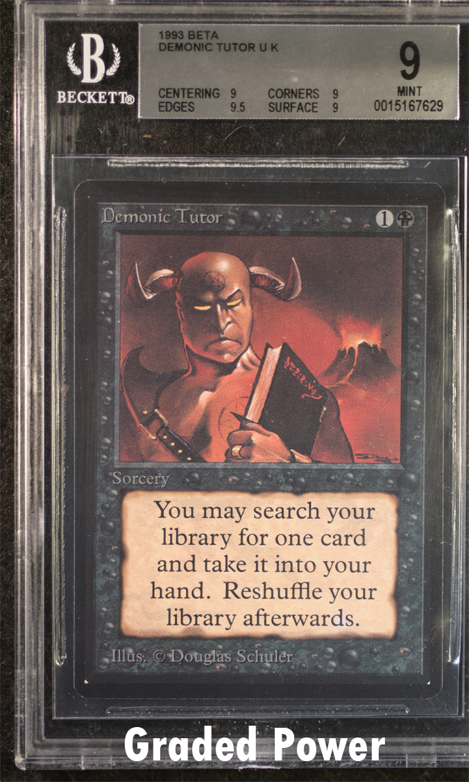 Demonic Tutor BGS 9.5 (7629) QUAD+