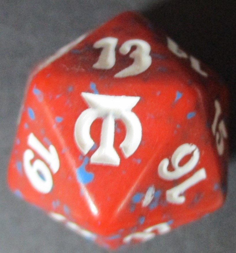 Theros 22mm Spindown Dice (Red)