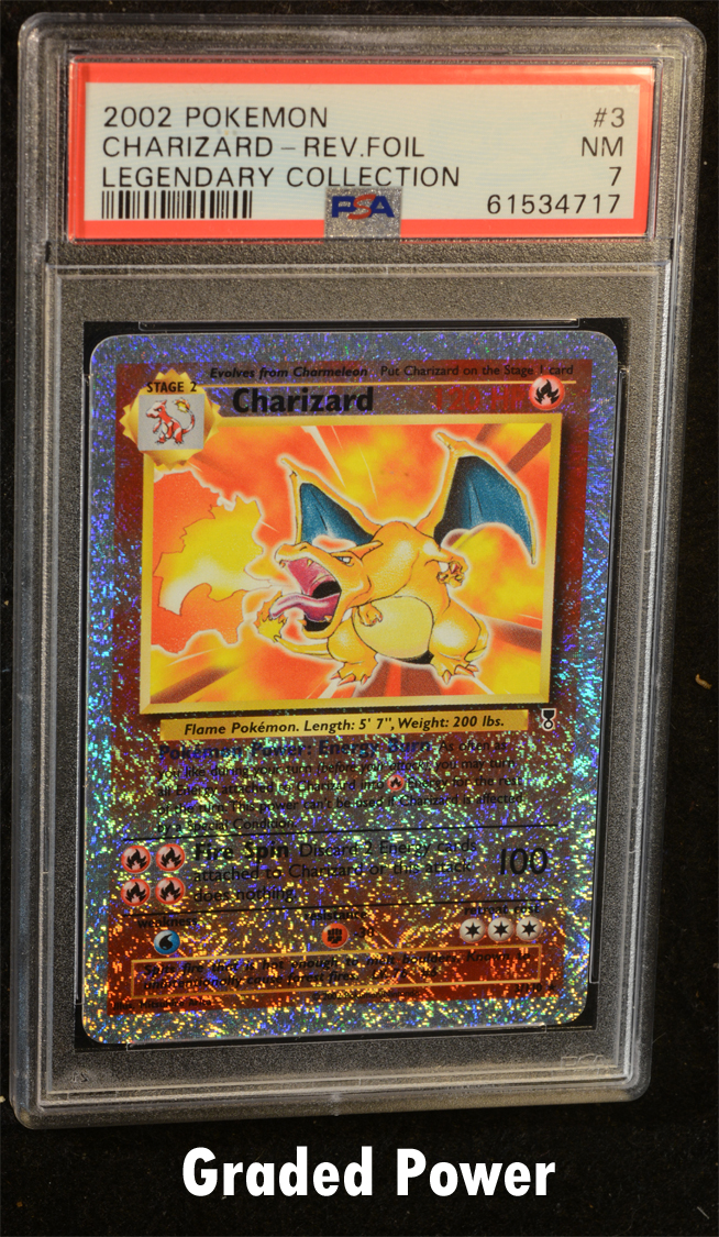 Charizard Reverse Foil PSA 7 #3 - Pokemon Graded Cards » Legendary 