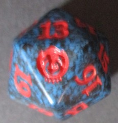 Guilds of Ravnica Kit Izzet 22 mm  Spindown Dice (Blue)