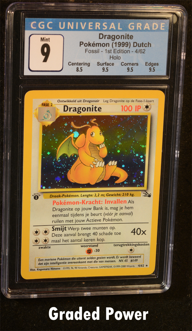 1999 Pokemon fossil deals Dragonite 4/62