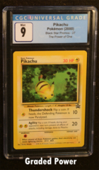 Pikachu Black Star Promo CGC 9 (9075) #27