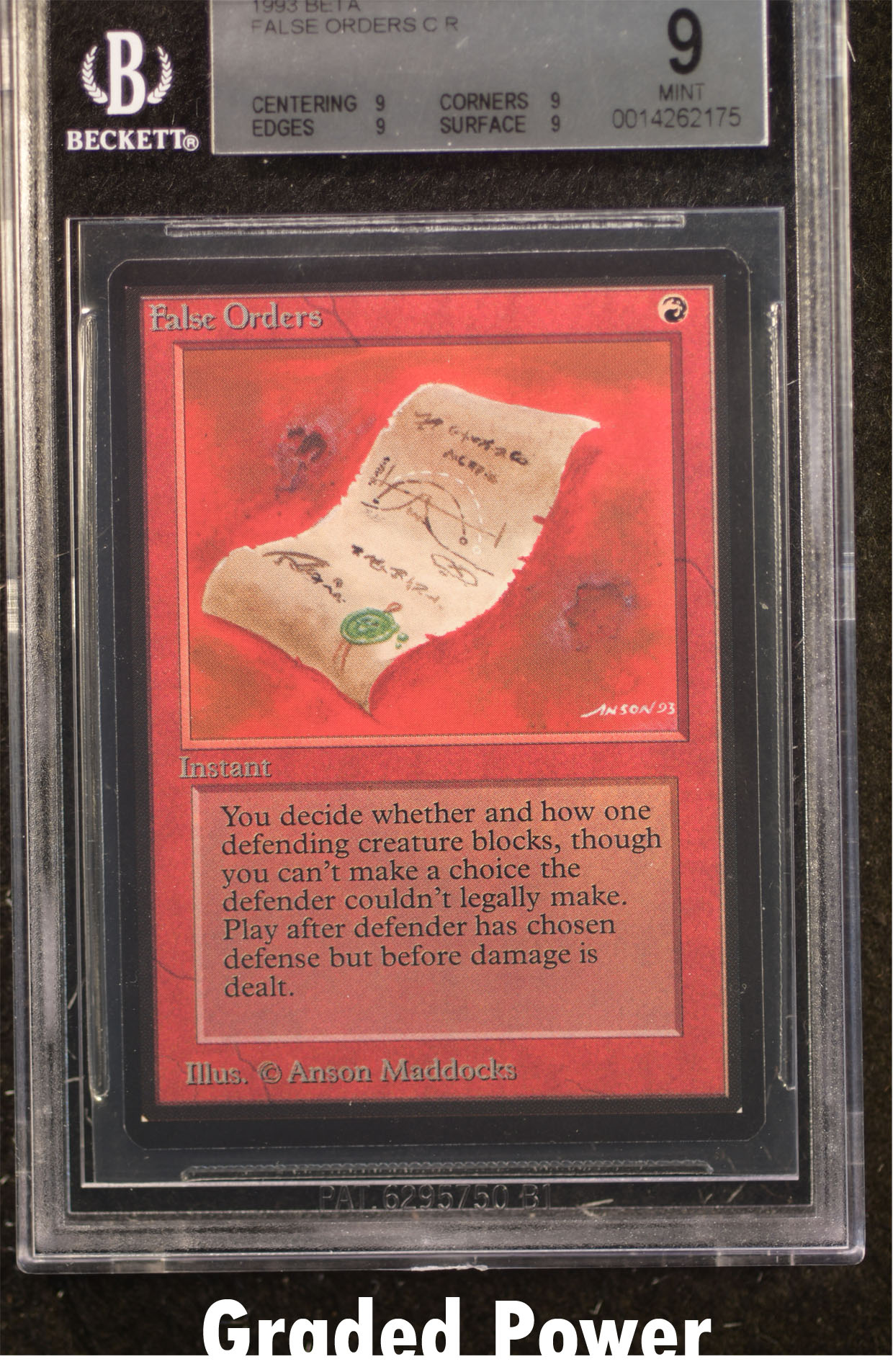 False Orders  BGS 9 QUAD (2175)