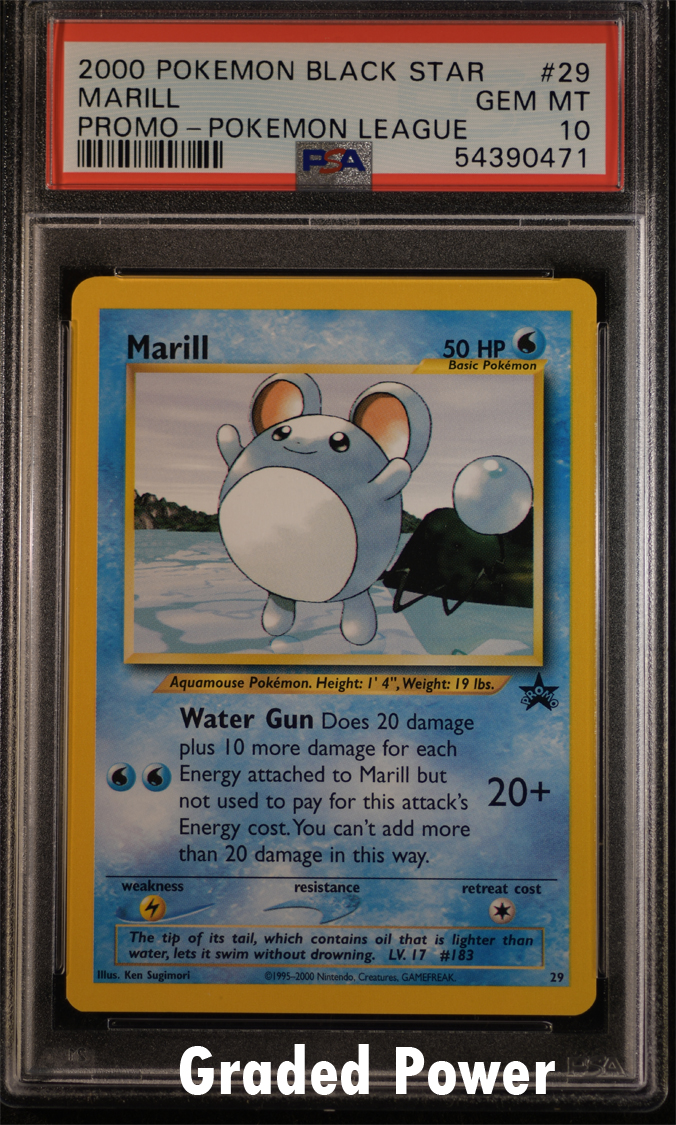 Marill PSA 10 Black Star Promo #29