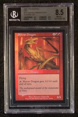 Shivan Dragon BGS 8.5 FOIL Square Cut