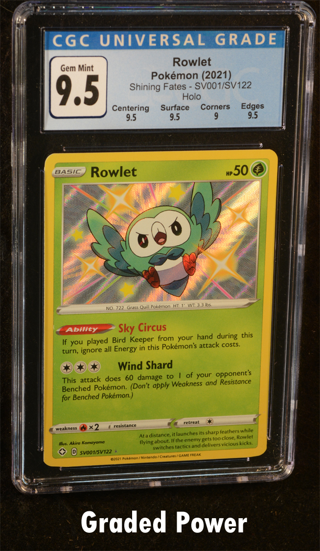Rowlet CGC 9.5 HOLO (9150) SV001/SV122