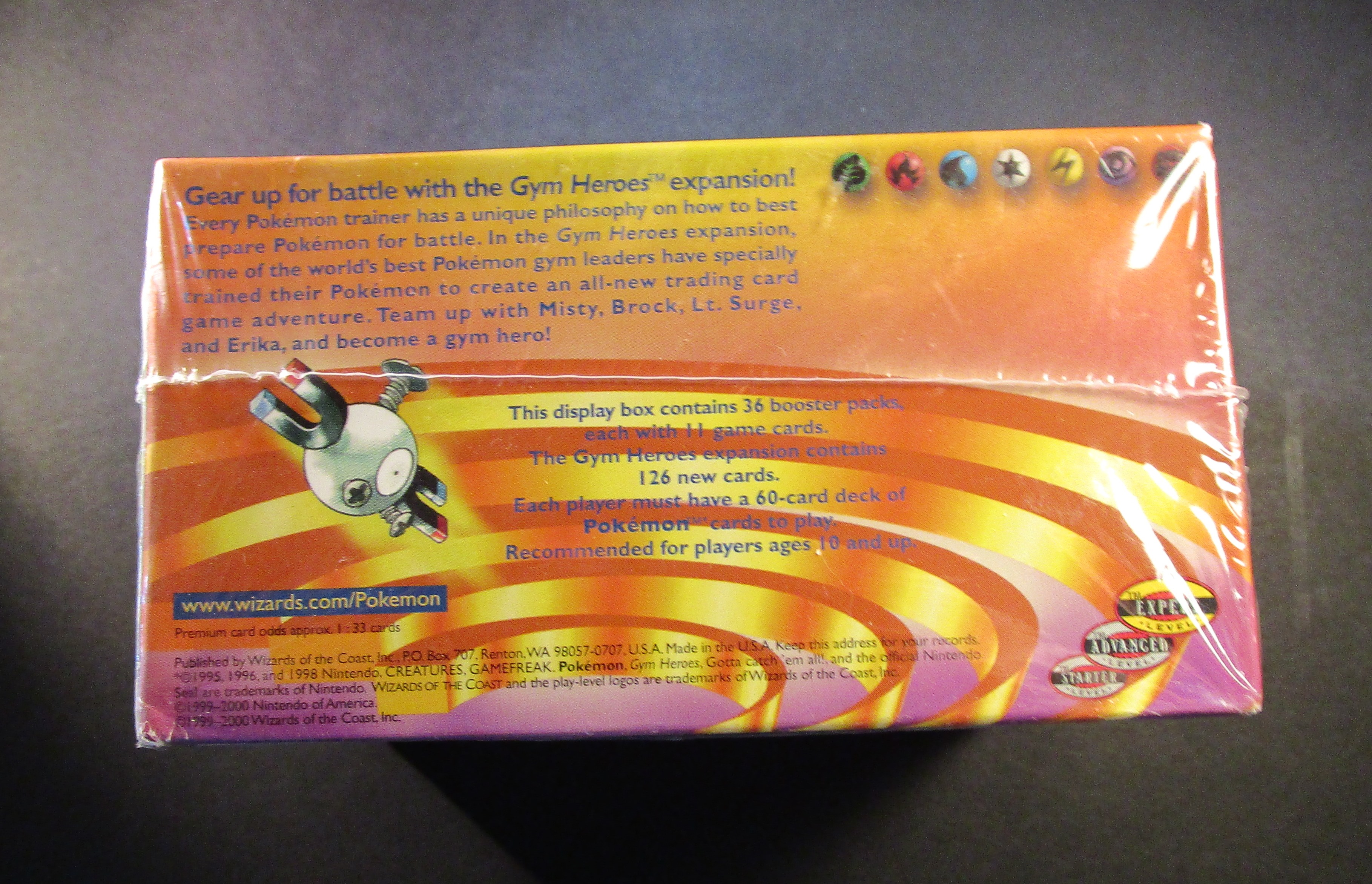 Gym Heroes 1st Edition Booster Box Sealed (ME)