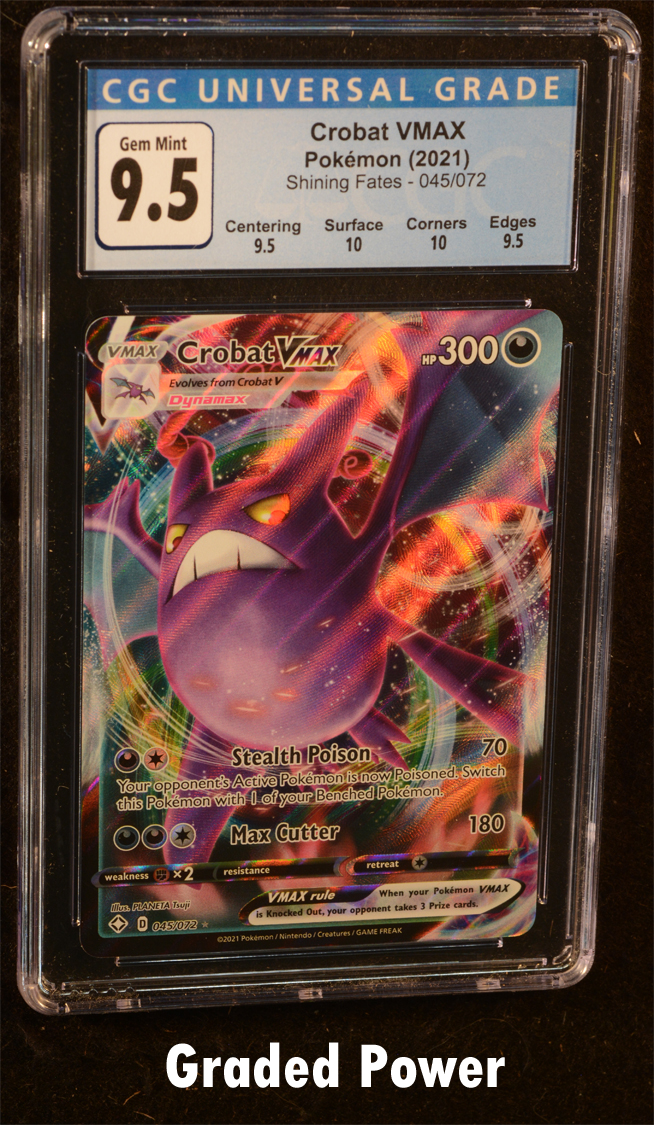 Crobat VMAX CGC 9.5 QUAD++ FULL ART (9112) 045/072
