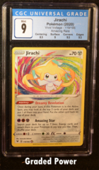 Jirachi CGC 9 Holo Amazing Rare (7012) 119/185