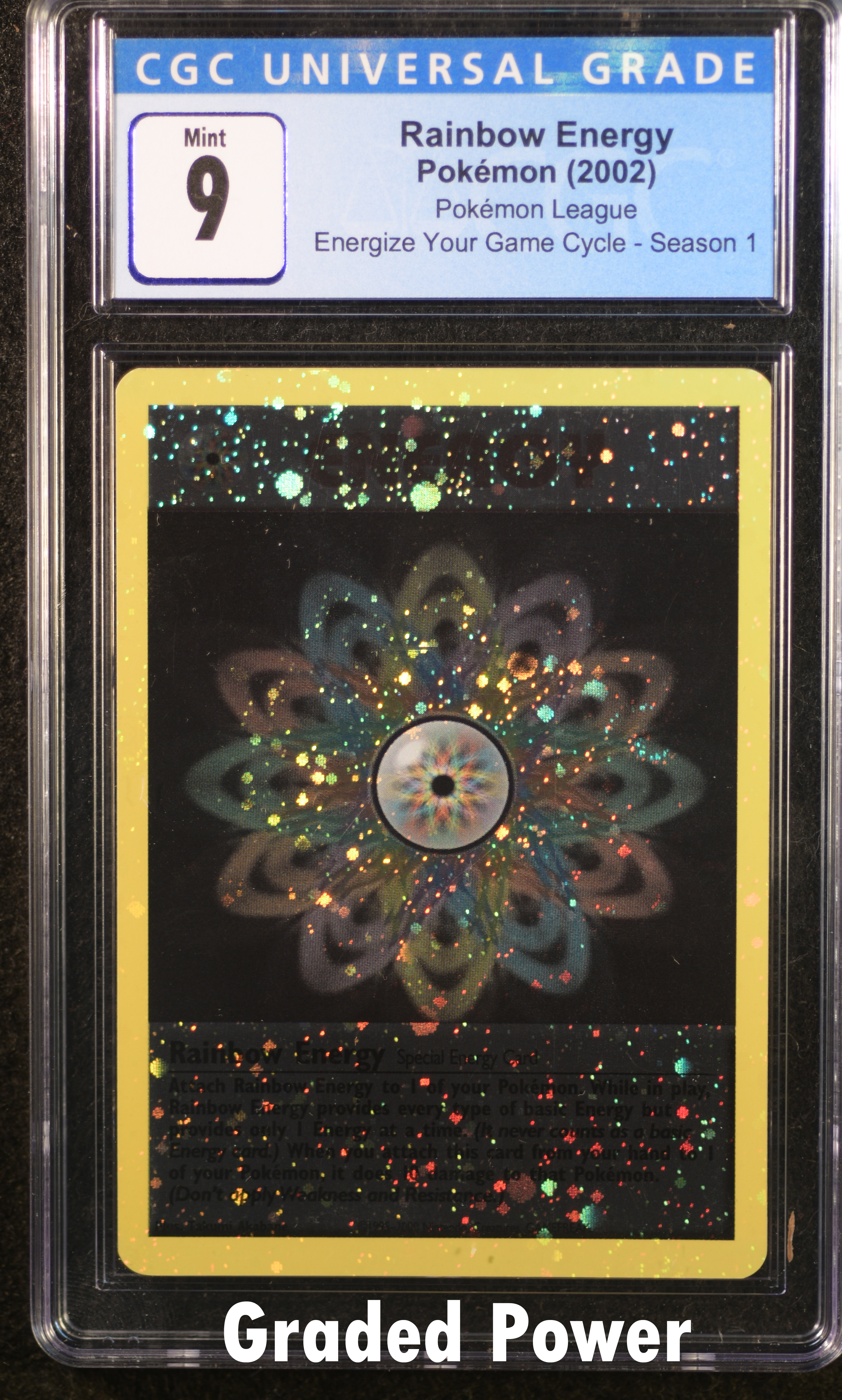 Rainbow Energy CGC 9 Holo (9099)