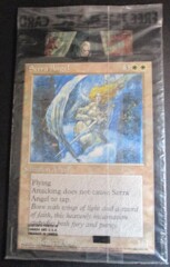 Serra Angel (Oversized) w/ Comic Book