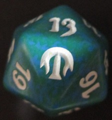 Journey Into Nyx 22mm Spindown Dice (Green)