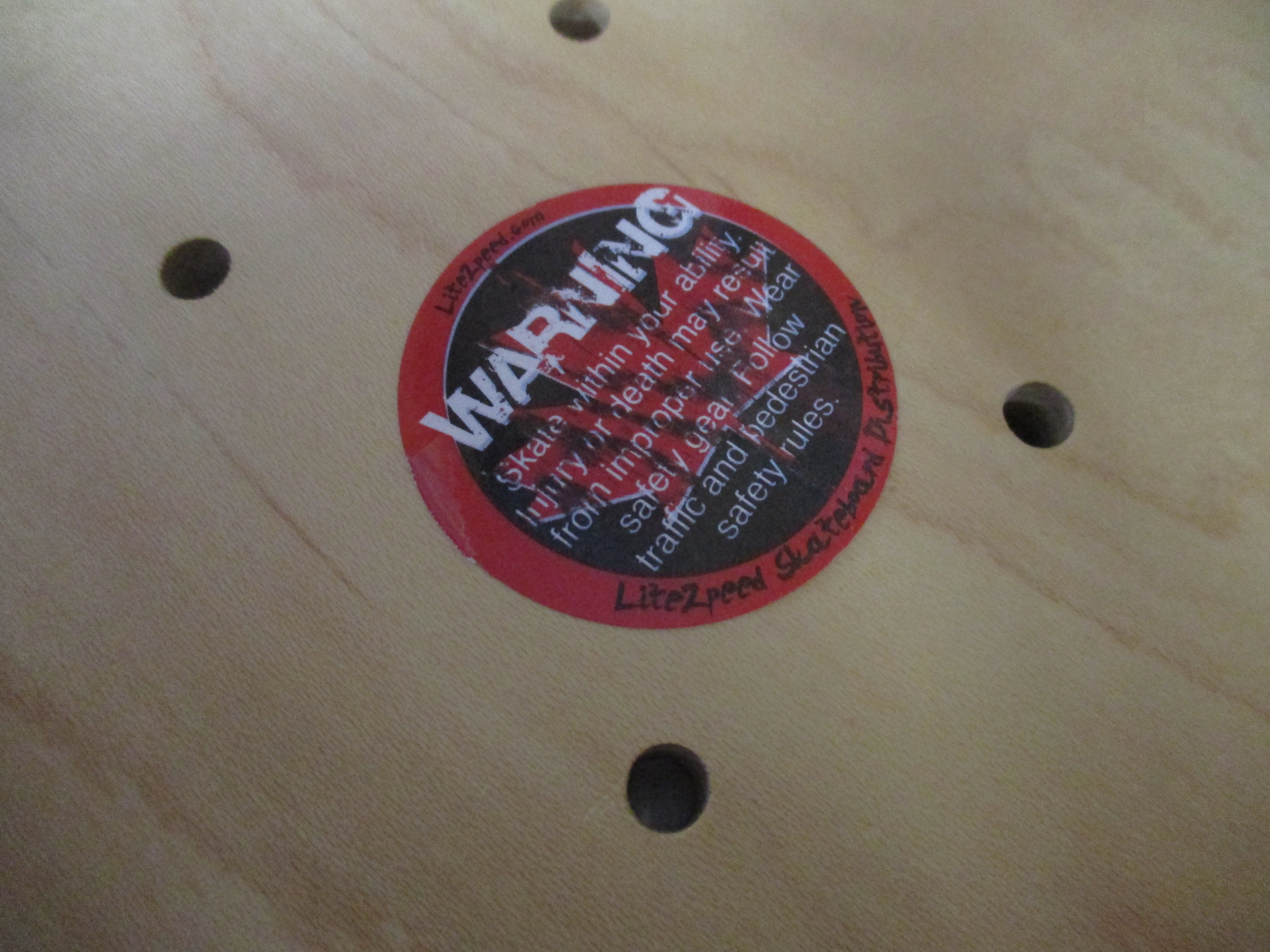 Chandra Longboard Deck Vans Warped Tour