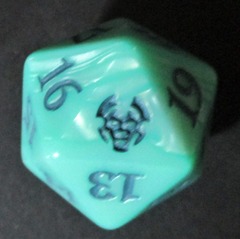 Theros Beyond Death Oversized 32 mm Spindown Dice (Green)