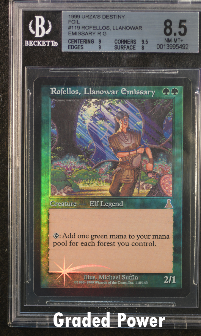 Rofellos, Llanowar Emissary FOIL 8.5 (5492)