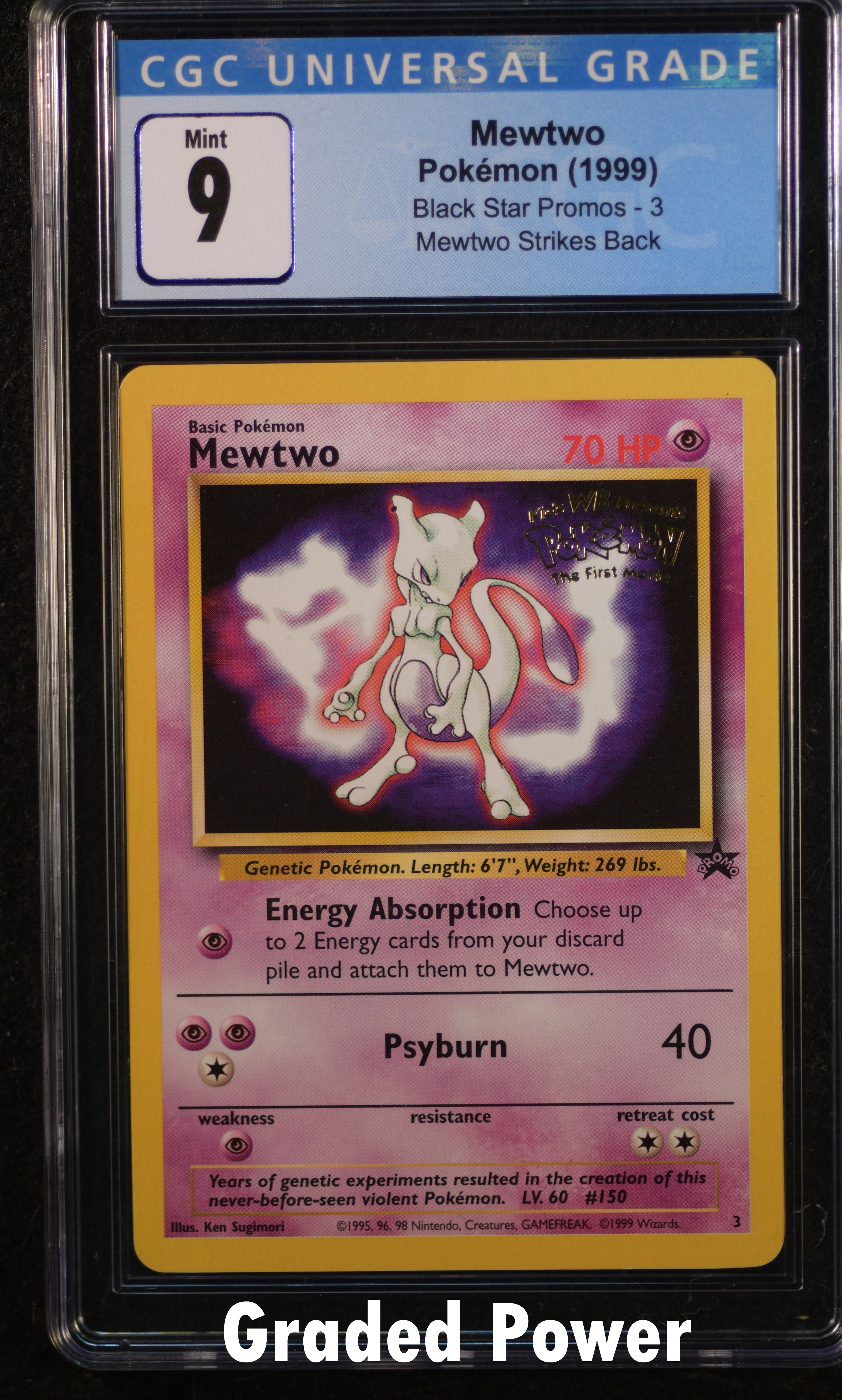 Mewtwo Black Star Promo CGC 9 (0346) #3