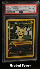 Pichu Black Star Promo PSA 8 REVERSE HOLO (7704) #35