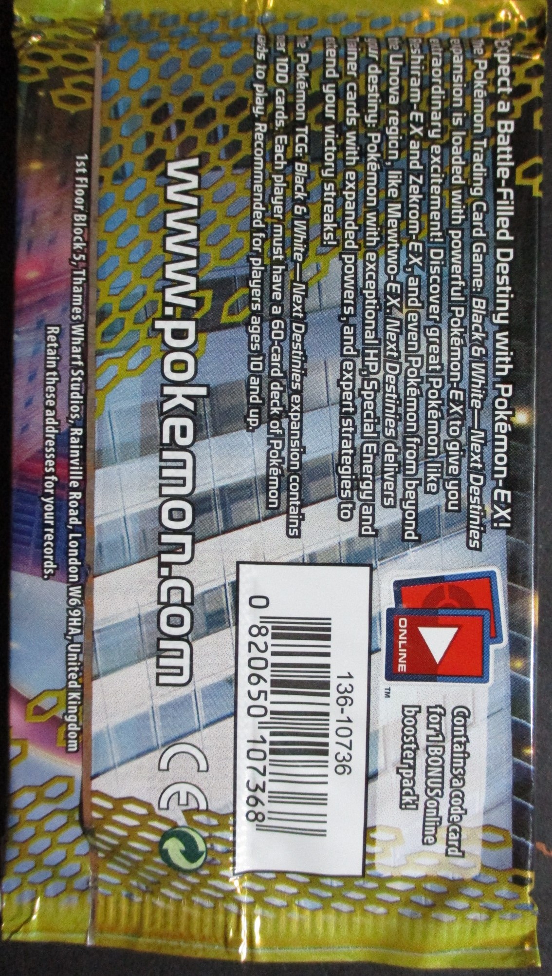 Black & White Next Destinies Booster Pack