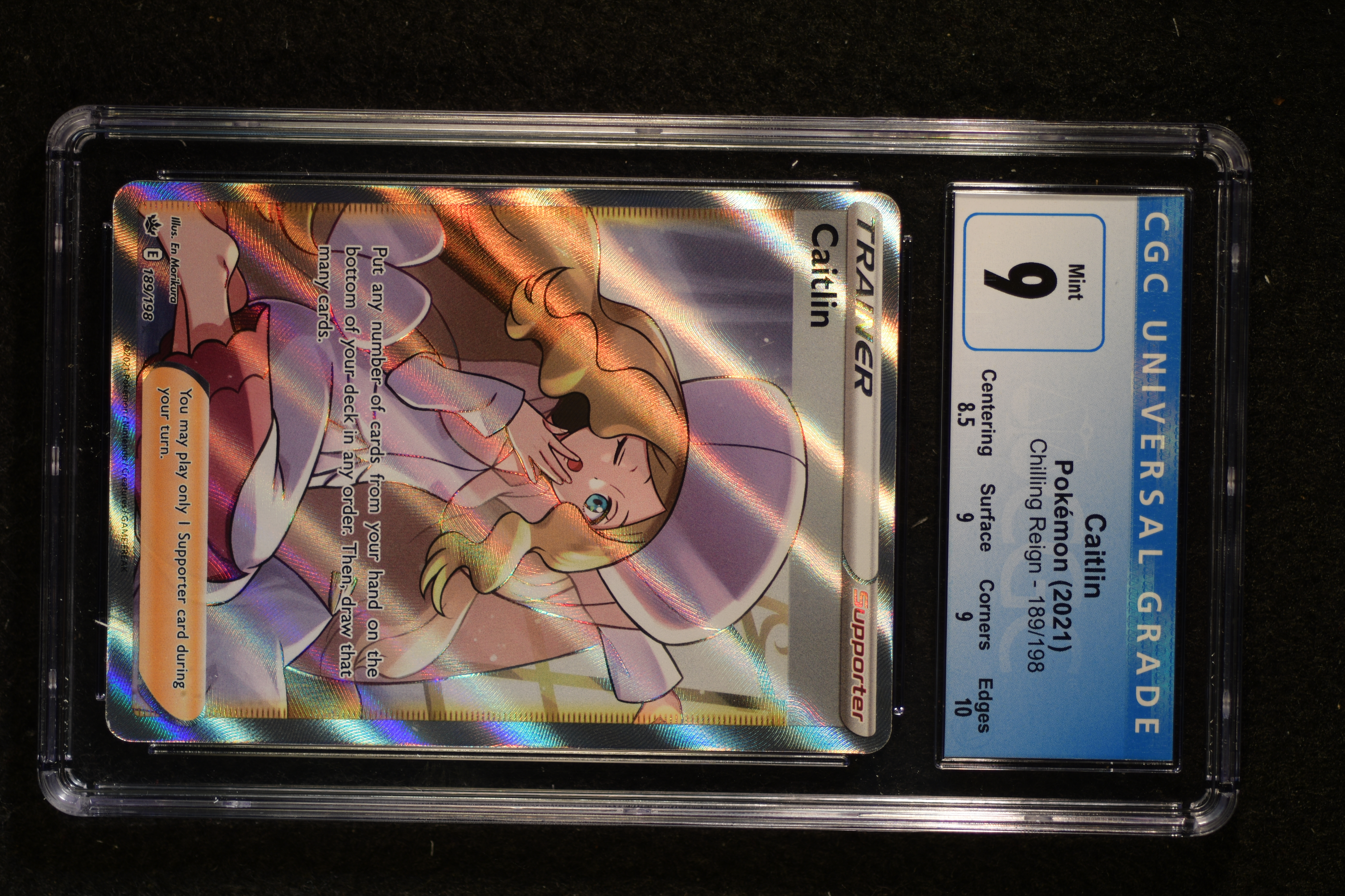 Caitlin CGC 9 Holo (5030) 189/198