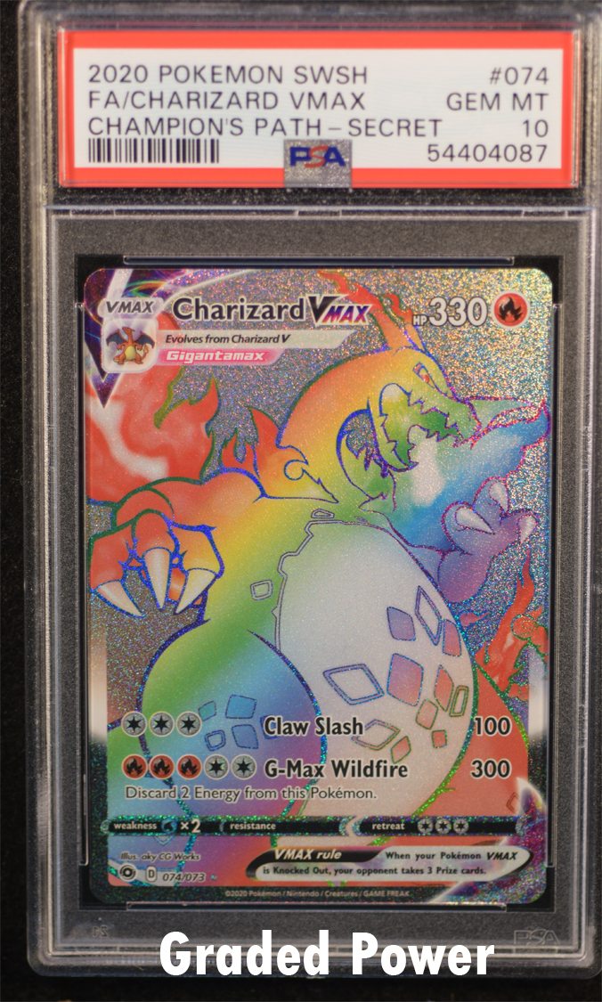 Buy graded Pokemon cards (Charizard) x2