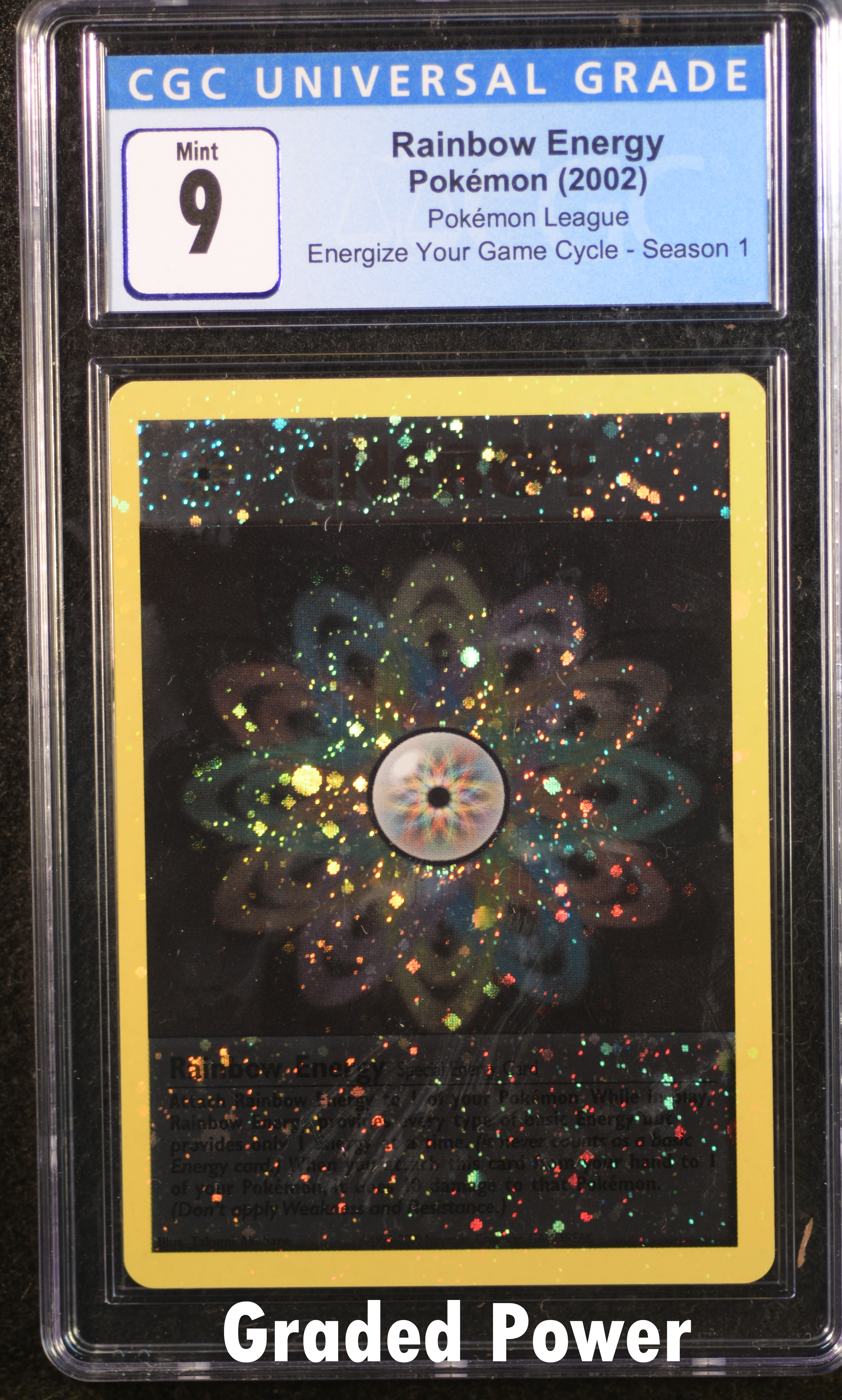 Rainbow Energy CGC 9 Holo (9095)