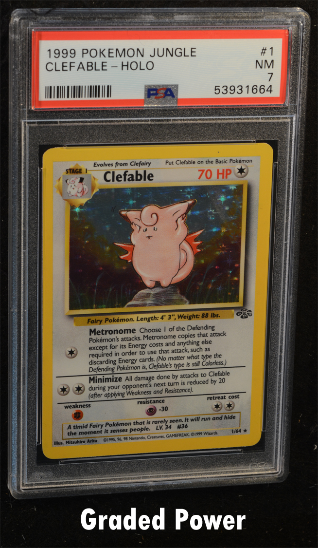 Clefable PSA 7 Holo (1664) 1/64