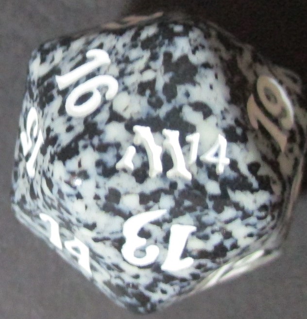 M14 22mm Spindown Dice (Black)