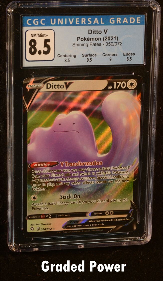 Ditto V CGC 8.5 FULL ART (9114) 050/072