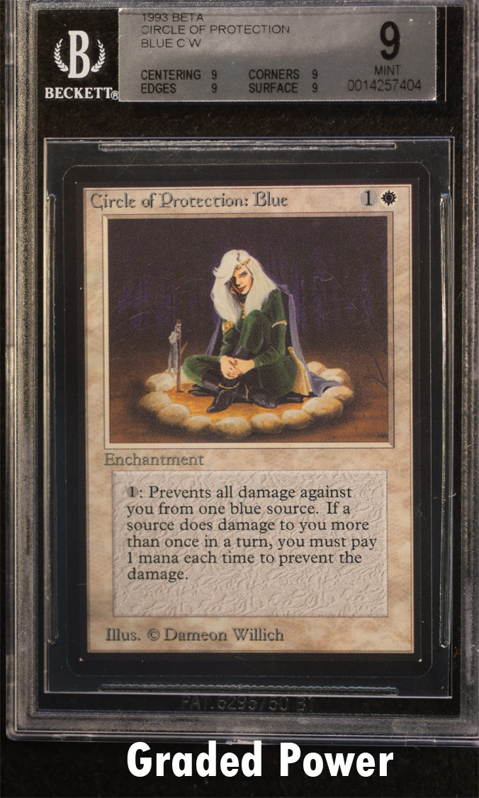 Circle of Protection Blue  9  (7404) Quad