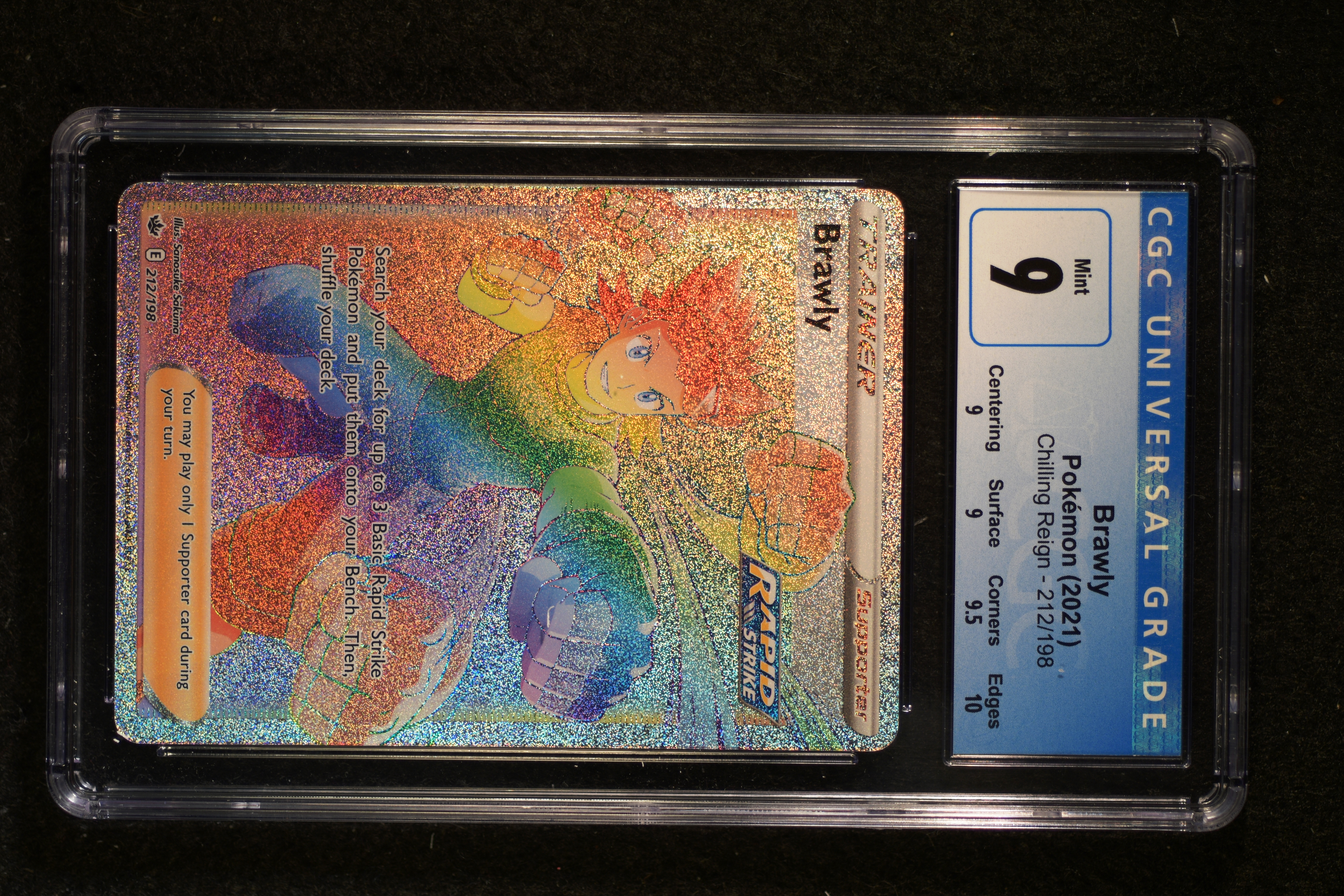 Brawly CGC 9 Rainbow Rare (5028) 212/198