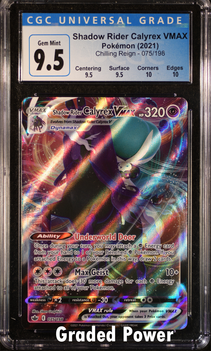 Shadow Rider Calyrex VMAX CGC 9.5 (5102) 075/198