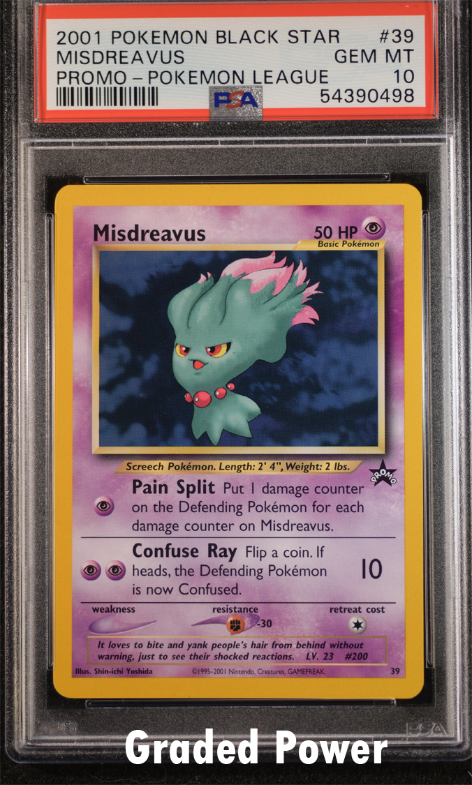 Misdreavus PSA 10 Black Star Promo #39