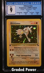 Hitmonlee CGC 9 Holo DUTCH (8066) 7/62