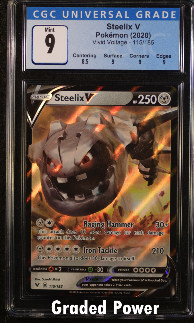 Steelix holo 2000 Cgc hot 8.5