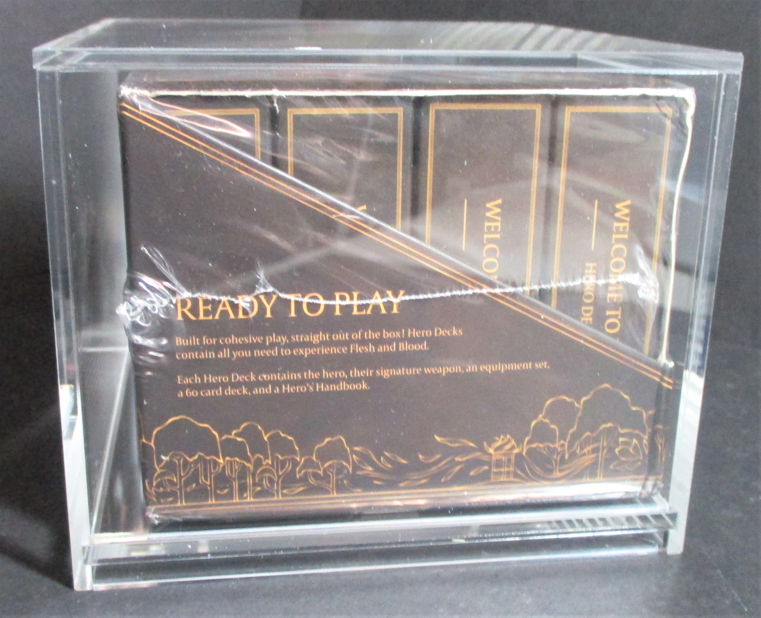 5x Flesh and Blood Starter Box  Acrylic Display Guard (60002)