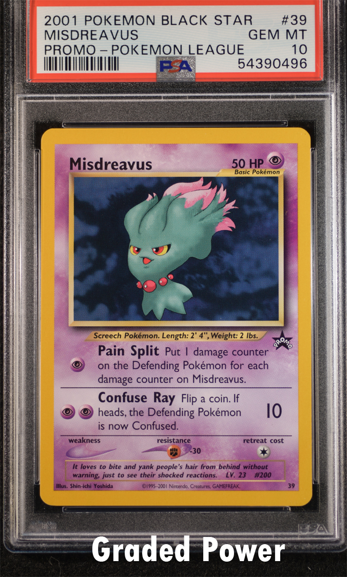 Misdreavus PSA 10 Black Star Promo #39