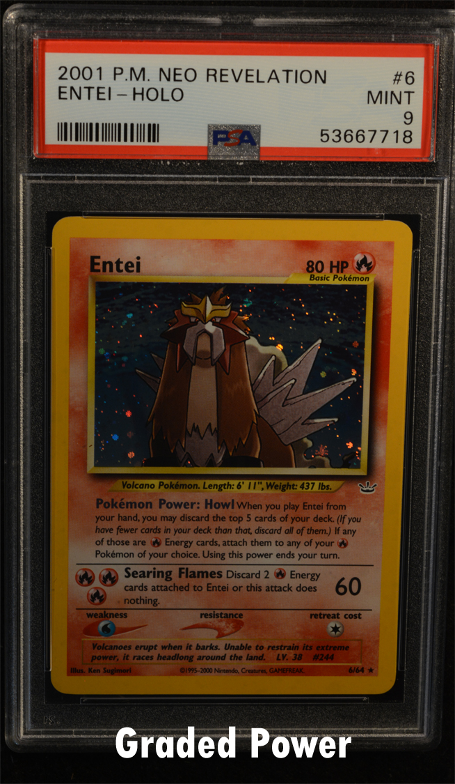 Entei PSA 9 HOLO (7718) 6/64