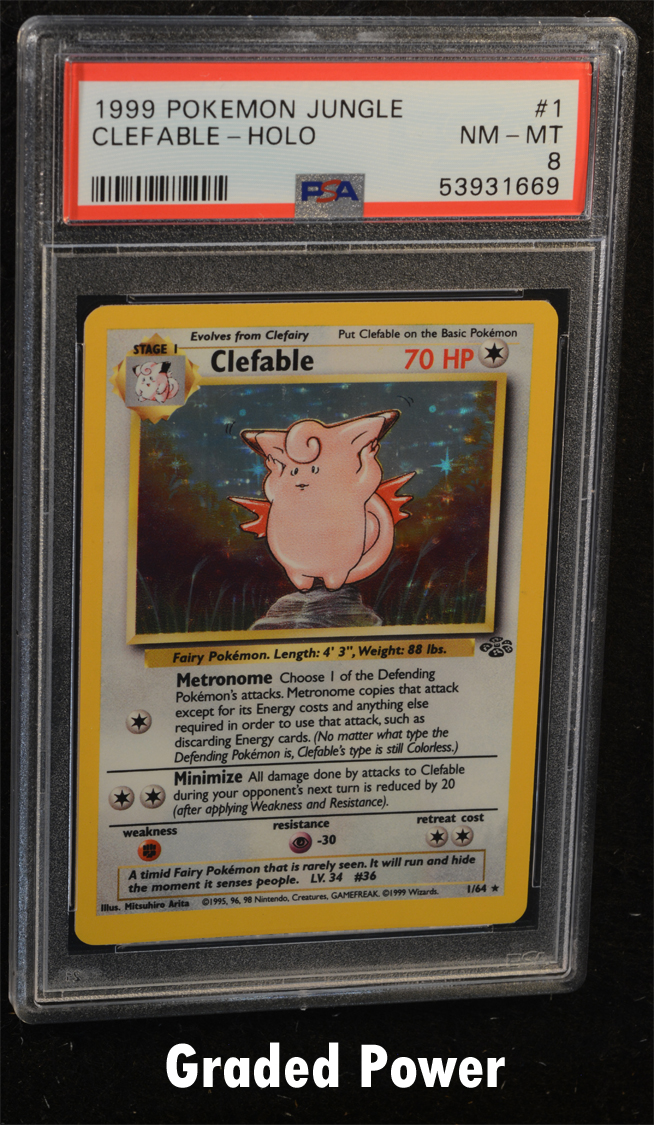Clefable PSA 8 Holo (1669) 1/64