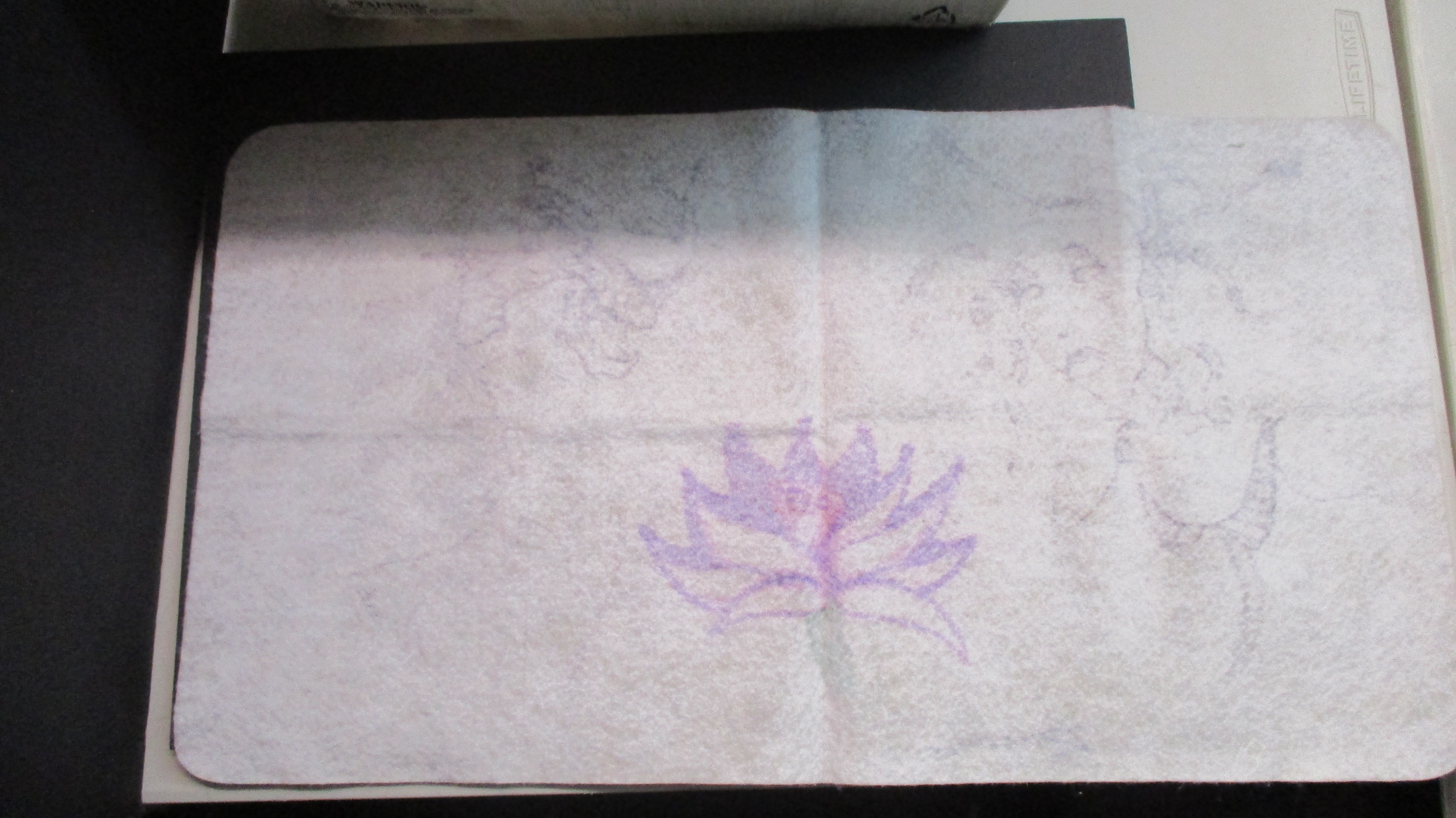 Spell Ground PlayMat With Black Lotus Sketch, Christopher Rush 2005
