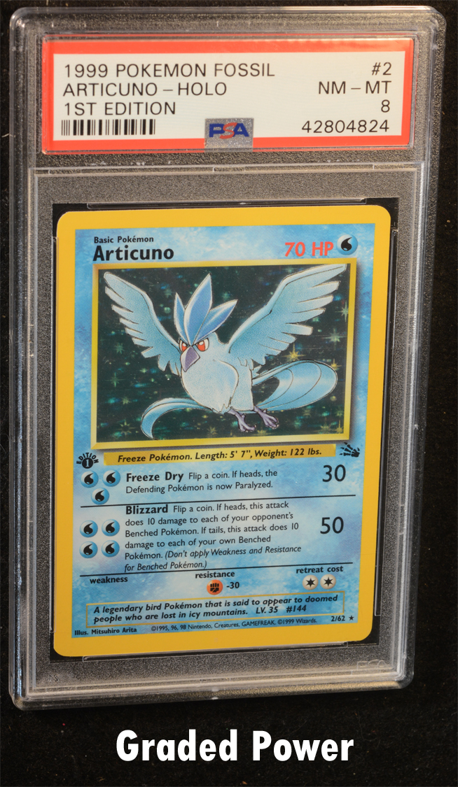 Articuno Holo Card - newest First Edition Fossil Pokémon