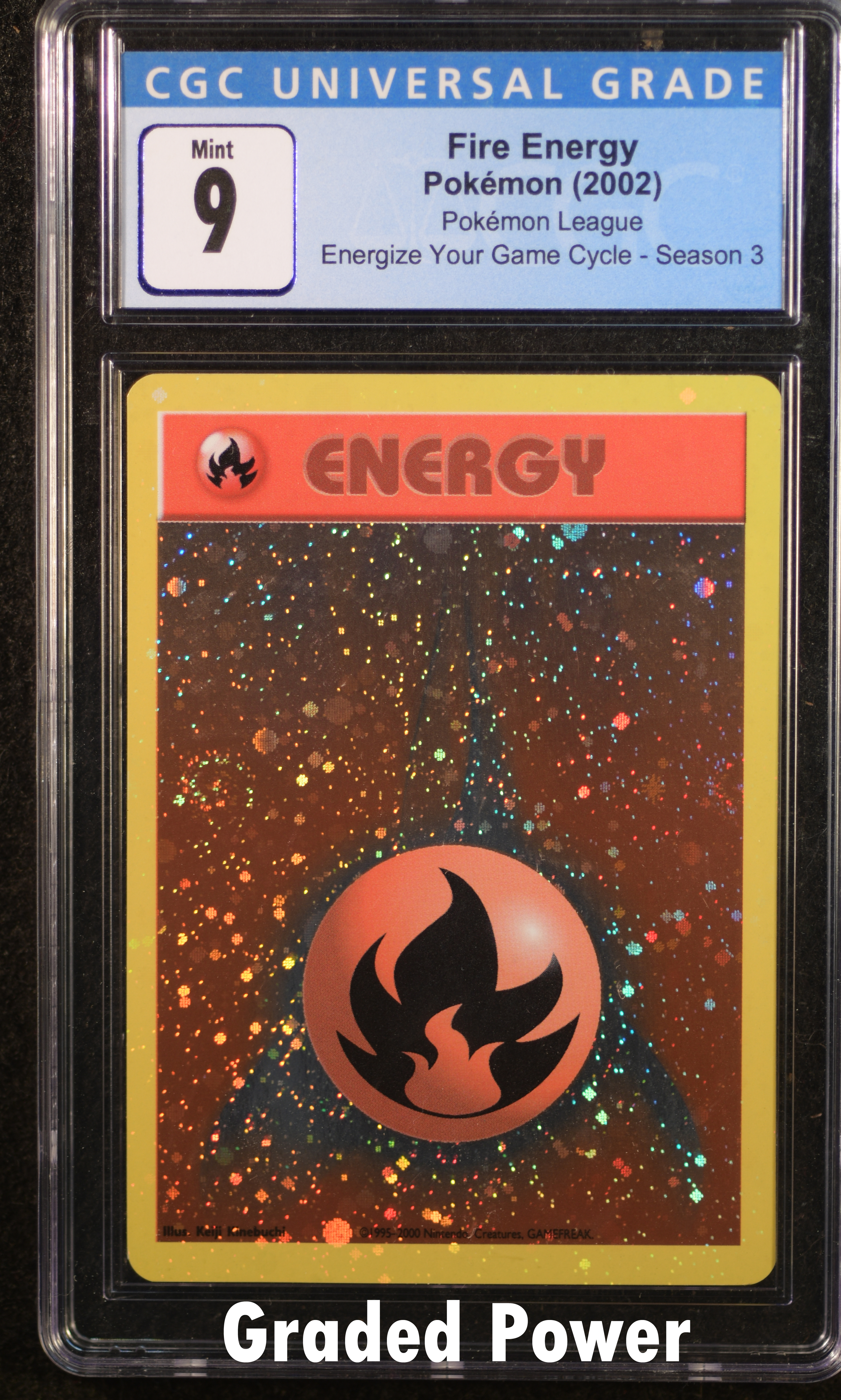 Fire Energy CGC 9 Holo (9026)