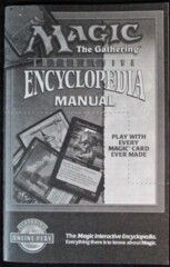 Magic the Gathering Encyclopedia Instruction Manual for P.C.